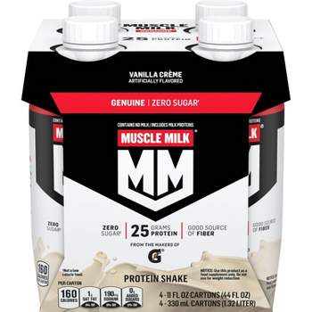 Muscle Milk 25g Protein Shake - Vanilla Crème - 11 fl oz/4pk