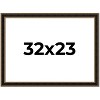 PosterPalooza | Ornate Brown Picture Frame - UV Acrylic, Backing Board, Hanging Hardware Included - 2 of 4