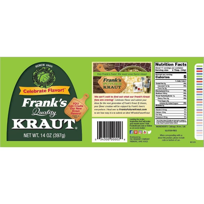 Frank&#39;s Quality Sauerkraut 14oz, 2 of 5