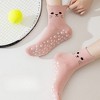 Anna-Kaci Women's Cat Face Grip Socks with Paw Print Anti-Slip Sole Soft Knit Ankle Socks for Home or Yoga 3-Pack - 2 of 4