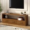 Modern 74" TV Stand for 70-79 Inch TV with 3 Drawers & Ample Storage,Console Table for Living Room-Baofuwish - 2 of 4
