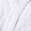 FIONECA Luxury Round Quilted Silky Soft Reversible Microfiber Quilt Set White - 2 of 4