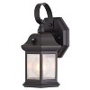 VAXCEL Wellington Aluminum 6-in. 1 Light Dusk to Dawn Medium Bronze Outdoor Wall Lantern Clear Glass - 3 of 4