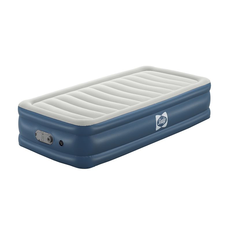 Sealy AlwayzAire Flocked Top Air Mattress Twin with Built-in Dual Pump, 3 of 15