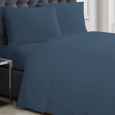 Charisma Classic Blue 310TC Cotton Full/Double Sheet Set