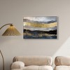 Art Remedy Rivers of Gold Blue Abstract Wall Art Framed - 2 of 4
