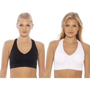 Just Intimates Racerback Sports Bra (Pack of 2) - 1 of 2