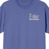 Pabst Blue Ribbon "Support Your Local Bartender" Men's Periwinkle Short Sleeve Tee - 3 of 4
