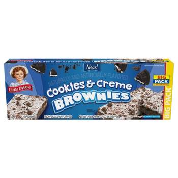 Little Debbie Big Pack Cookies & Creme Brownies - 27.98oz