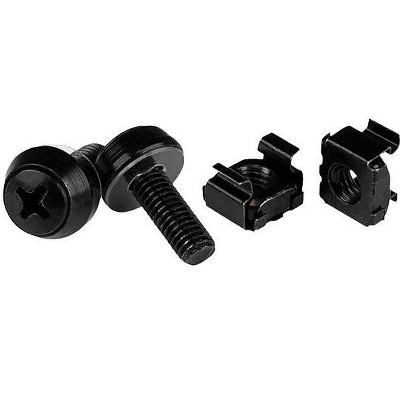 StarTech CABSCREWM6B Screws and Cage Nuts 50/Pack