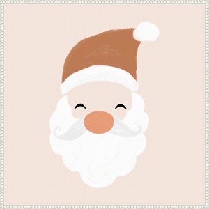 Amanti Art 30"x30" Santa by Orara Studio Framed Canvas Wall Art Print - 1 of 4