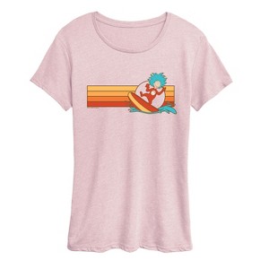 Women's - Dr. Seuss - Thing Surf Short Sleeve Graphic T-Shirt - 1 of 4