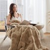 FONTOI 50"x60" Luxury Plush Throw Blanket Throw Blanket Perfect Blanket for Couch Year Round Fluffy Micro Fleece Winter Gift Festival - 2 of 4