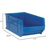 Quantum Storage Systems Hulk 30" Container, 29-7/8"L X 18-1/4"W X 12"H, Stackable, Polypropylene, Blue, Made In Usa - 2 of 2