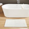 Lux Premium 100% Cotton Ultra-Soft Reversible Bathroom Rug-Durable Tufted Weave, Highly Absorbent Solid Pattern for Multipurpose use - 2 of 4