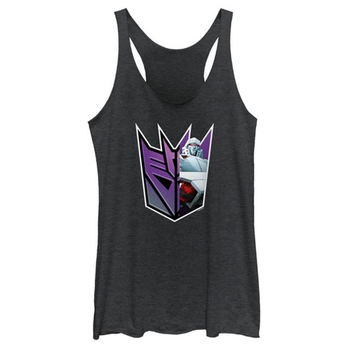 Women's Transformers: EarthSpark Megatron Decepticon Logo Racerback Tank Top - image 1 of 4