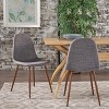 NicBex Dining Chairs Set of 2, Upholstered Dining Chairs, Mid-Century Modern Kitchen Chairs, Gray - 2 of 4