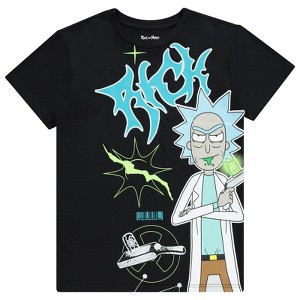 Mens Rick and Morty T-Shirt - Rick and Morty Mens Fashion Shirt - Rick & Morty Classic Tee - 1 of 4