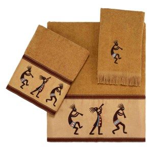 Avanti Linens Kokopelli 3-Piece Towel Set - 1 of 3