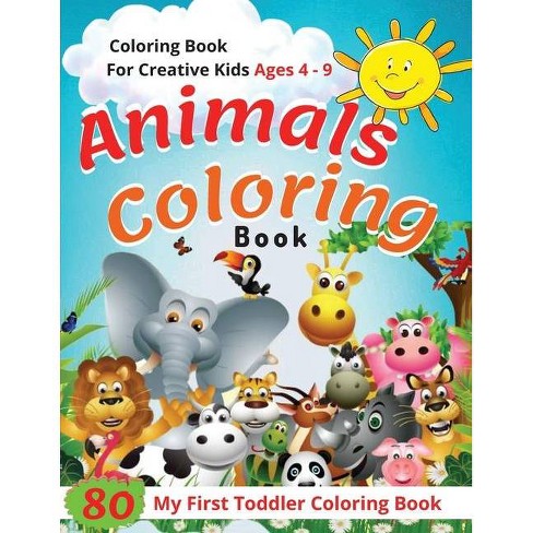 Download Animal Coloring Book Ages 4 9 By Preschool Zone Paperback Target