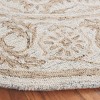 Micro-Loop MLP925 Hand Tufted Indoor Area Rug - Brown/Light Blue - 6'x6' - Safavieh - 3 of 4
