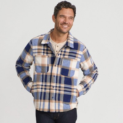Lands' End Men's Anyweather Fleece Shirt Jacket