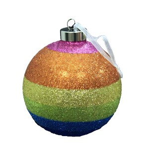 4.0 Inch Rainbow Ball Christmas - 1 of 3