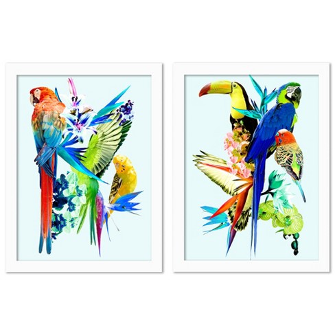 target parrot painting