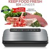 NutriChef Automatic Vacuum Sealer System with Stainless Steel Housing (PKVS20STS) - Includes Vacuum Bags & Wine Stopper - 3 of 4