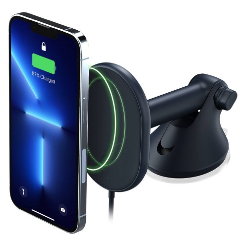 Car Mount MagSafe Wireless Charger for Apple iPhone, Dash and Vent  Wireless Charger for Car