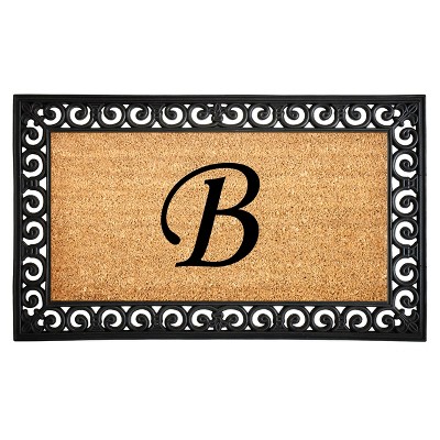 Calloway Mills 104132436A Gabriel Monogram Doormat 24 In. x 36 In.