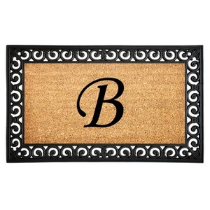 Calloway Mills 104132436B Gabriel Monogram Doormat 24 In. x 36 In. (Letter B) - 1 of 1