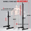 BestManssage Adjustable Barbell Stand Bench Press Stand Heavy-Duty Steel Portable Home Gym Equipment - 4 of 4