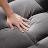 Kumasinova 71" 3-in-1 Convertible Cloud Couch,Sleeper Chair with Adjustable Backrest,Velvet Folding Sofa Bed  for Small Spaces,Living Room Furniture - 4 of 4
