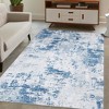 Modern Abstract Rug Machine Washable Printed Rug Soft Foldable Accent Rug for Living Room Bedroom - 2 of 4