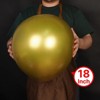 PartyWoo Balloons Metallic Gold Chrome 18 Inch 20 pcs - 2 of 4