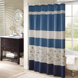 MAYEERTY Multicolor Shower Curtain Elegant Room Essentials Polyester Dainty - 1 of 4