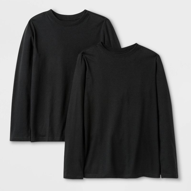 Boys' 2pk Long Sleeve T-Shirt - Cat & Jack™, 1 of 2