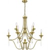 Quoizel Lighting Joules 9 - Light Chandelier in  Aged Brass - 3 of 4