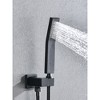 PAGED Shower Heads Modern Shower Faucet Set with Hand Shower, 16 Inch Shower Head and Tub Spout for Bathroom - 3 of 4