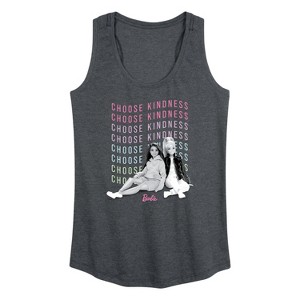 Women's - Barbie - Choose Kindness Graphic Racerback Tank - 1 of 4