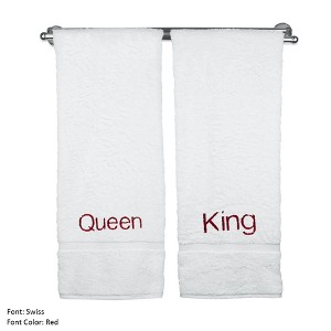 BC BARE COTTON Luxury Hotel & Spa Queen and King Towel Set Wedding Engagement - 1 of 1