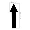 Unique Bargains PVC Waterproof Removable Adhesive Wall Marking Arrow Stickers - 2 of 4