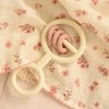 Silicone Baby Rattle Teething Toys - Cute Shaped Teething Relief for 0-6 Months, Easy to Clean Teether Ring - Newborn Essentials - 3 of 4