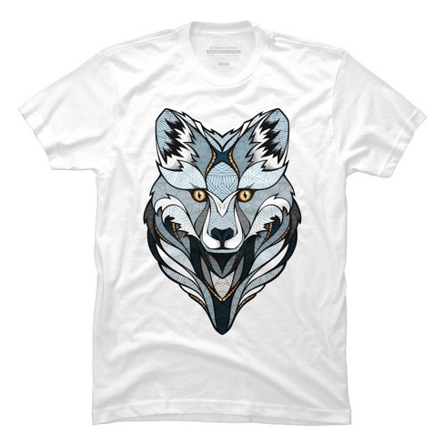 Men's Design By Humans Little Polar Fox By Studiokauz T-shirt - White ...