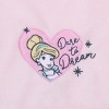 NoJo Disney Princess - Dare to Dream Super Soft Pink Heart Cinderella Coral Fleece Baby Blanket - 3 of 4