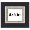 PosterPalooza | Photo Size Embellished Black Picture Frame - UV Acrylic, Foam Board Backing, Hanging Hardware - 2 of 4