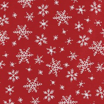 classic red snowflakes