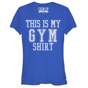 Juniors Womens CHIN UP This is My Shirt T-Shirt - 1 of 3