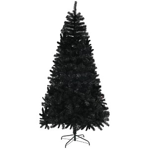 TopComfy Christmas Tree Stand 9FT Auto Open Tree with 2132 Branch Tips for Holiday Decor, Black, 57.1"*57.1"*106.3" - 1 of 4